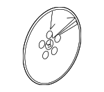 44733TR3A00 - : 2013-2015 Honda Civic - Trim Wheel (15) for Honda: Civic Image