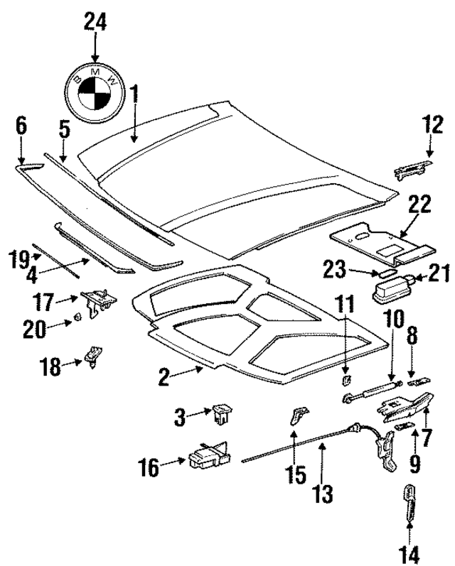 63311378068 - Body: Under Hood Lamp for BMW Image