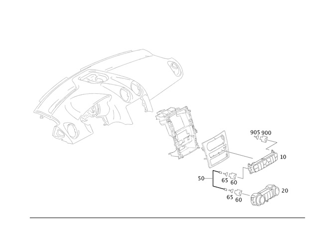 1648703251 - Electrical System: Switch Block for Mercedes-Benz: GL320, GL550, ML320, ML500, ML550 Image image
