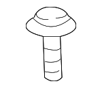 986214 - Body: License Bracket Screw for Volvo: C30, C40 Recharge, C70, EC40, EX30, S60, S80, S90, V60, V60 Cross Country, V70, V90, V90 Cross Country, XC40, XC40 Recharge, XC60, XC70, XC90 Image