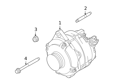 Alternator for 2009 Mercury Sable #0