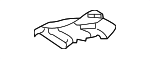 55255819AD - Body: Floor Pan Heat Shield for Mopar Image