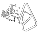 154683 - Cooling System: ACDelcoâ„¢ Idler Pulley for GM Image