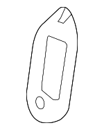 34152SEPA01 - Electrical: Reflector Panel Gasket for Acura: TL Image