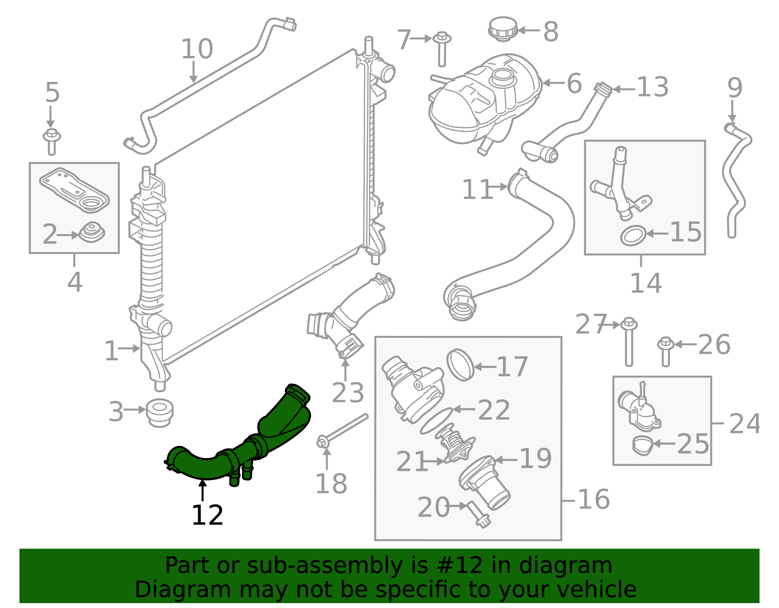 Motorcraft Radiator Hose KM5113 | O'Reilly Auto Parts