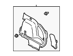 6473002032B0 - Body: Side Trim Panel for Toyota: Matrix Image