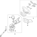 56310J0200 - Steering: Steering Column for Hyundai: Accent Image