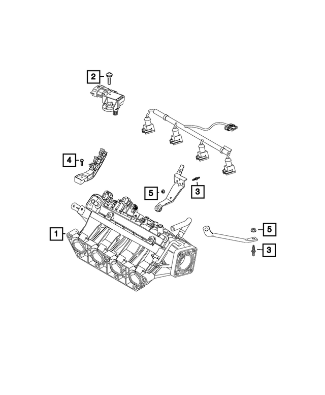 68444563AA - Electrical: Intake Manifold for Mopar Image