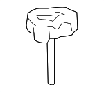 19149748 - Steering: Reservoir Cap for Chevrolet: Equinox | Pontiac: Torrent | Saturn: Vue Image