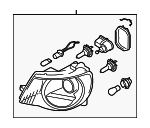 1Q0941005D - Electrical: Headlamp Assembly for Volkswagen: Eos Image