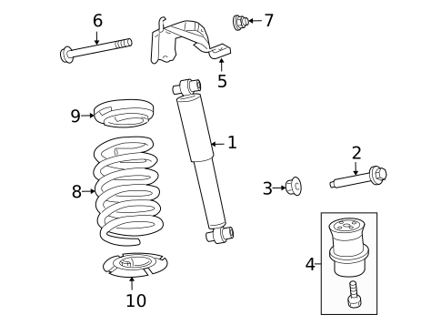 Shocks & Components for 2006 Lincoln Zephyr #1