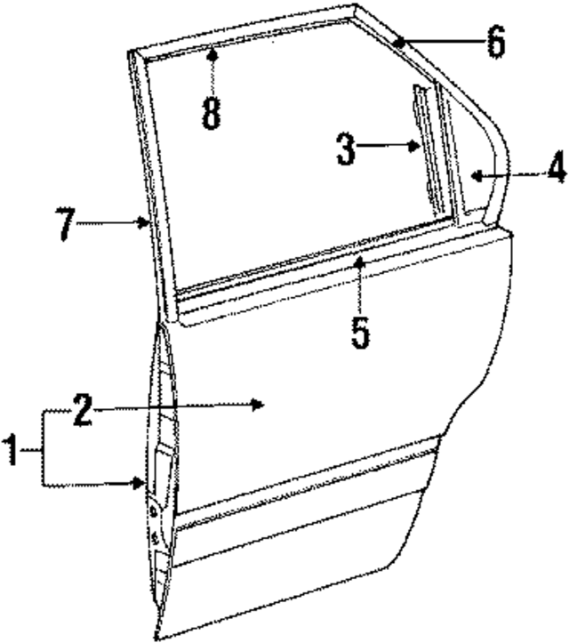 8229260U10 - : Corner Cover for Infiniti Image