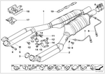 18301728734 - Exhaust System: Gasket Ring for BMW Image