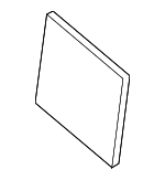B72779NM0TNW - HVAC: Value Advantageâ„¢ STANDARD CABIN AIR FILTER for Nissan: Altima, Maxima, Murano, Pathfinder Image