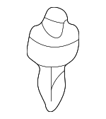 9046705153 - Body: Cowl Grille Retainer for Toyota: Echo Image