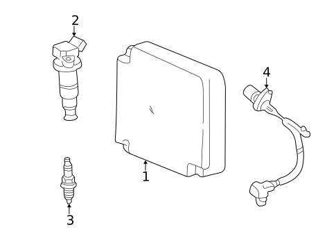 Ignition System for 2002 Toyota MR2 Spyder #0