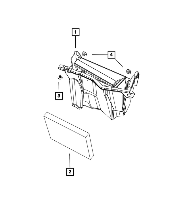 LS071668AB - Air Conditioners and Heaters: Cabin Air Filter for Mopar Image