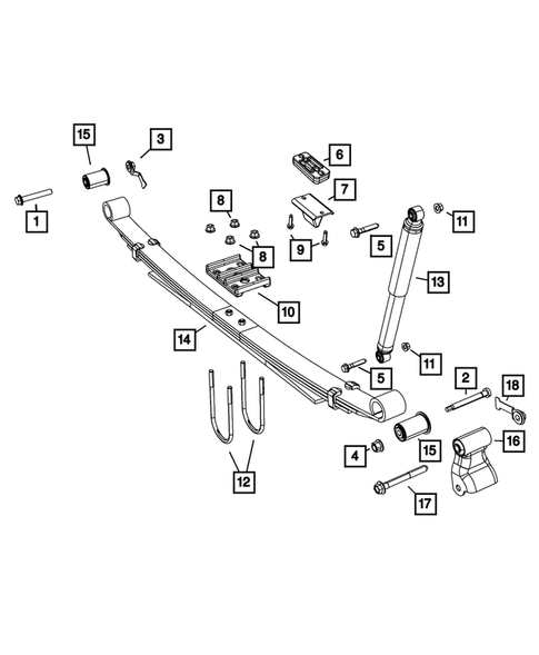 Rear Suspension and Cradle for 2011 Ram 2500 #0