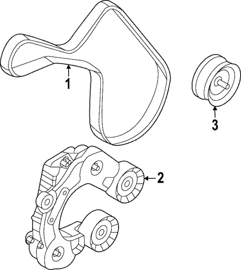 Belts & Pulleys for 2025 Kia Sportage #0
