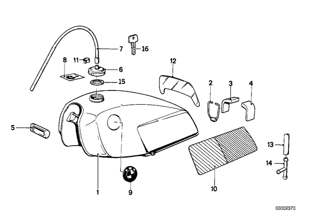 16111453910 - : Gasket for BMW-Motorrad Image