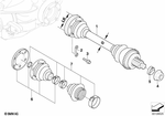 33219067806 - : Repair Kit Bellows, Exterior for BMW Image