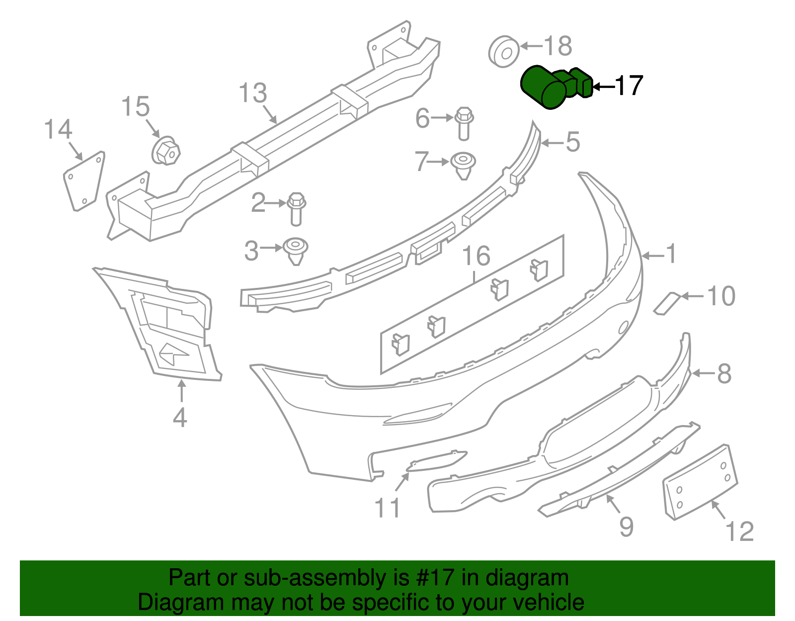 Park Sensor - BMW (66209263924)