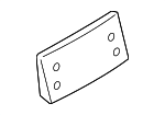 51128038089 - Body: License Bracket for BMW: Z4 Image