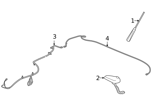 Antenna & Radio for 2014 GMC Terrain #0