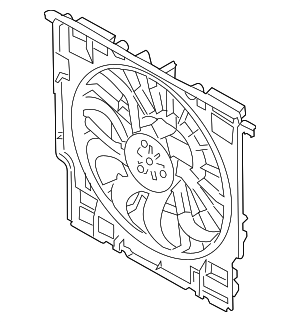 17428655762 - Cooling System: Fan Assembly for BMW: X5, X6, X7 Image