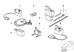65758353209 - Vehicle Electrical System: Bracket Micro Switch for BMW Image