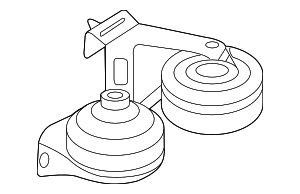 HRN22 - Electrical: Motorcraft™ Horn for Ford Image