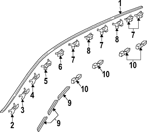 Exterior Trim - Roof for 2024 Honda CR-V #1