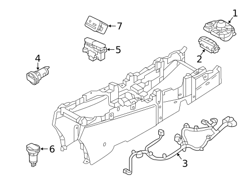 Navigation System for 2017 Kia K900 #1