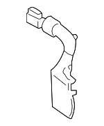 6H6Z18D507AA - Body: Upper Duct for Lincoln: MKZ, Zephyr Image