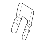 6H6Z19N550AA - Body: Lower Duct for Lincoln: MKZ, Zephyr Image