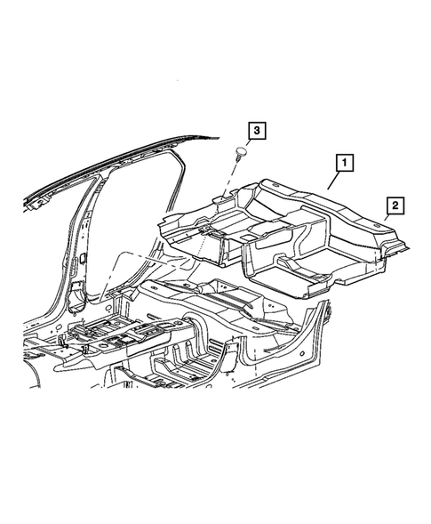 Carpets, Floor Mats, Load Floor, and Silencers for 2010 Dodge Charger #2