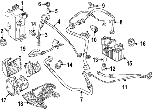 Condenser, Compressor & Lines for 2025 Mini Countryman #0