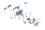 2328108501 - : Parts Kit, Mirror Frame for Mercedes-Benz Image