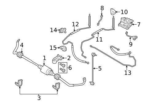 Stabilizer Bar & Components for 2016 BMW 640i #0