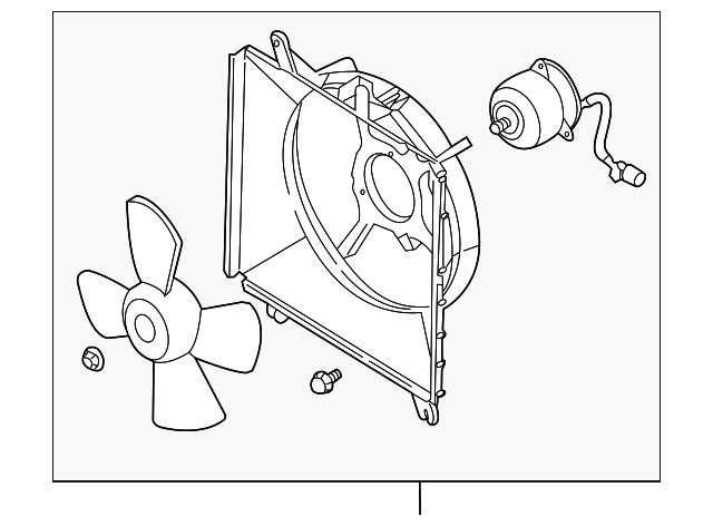 Kia Rio Fan Module 25380-FD000 - Fan Assembly 2003-2005 Kia Rio | Kia.Parts Store