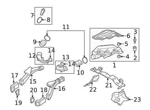 Air Intake for 2013 BMW 550i #0