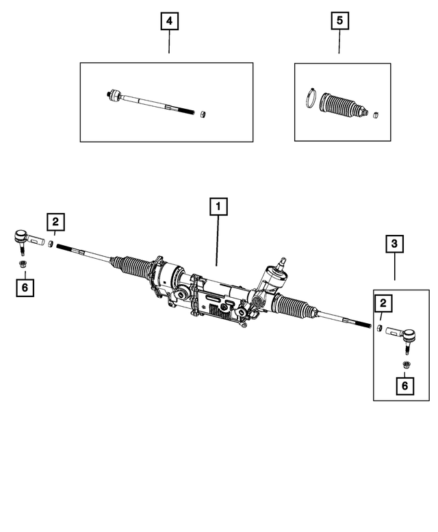 6508366AA - : Outer Tie Rod Jam Nut for Mopar Image