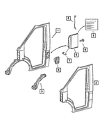5104182AA - Body Sheet Metal Except Doors: Body Side Door Aperture for Mopar Image image