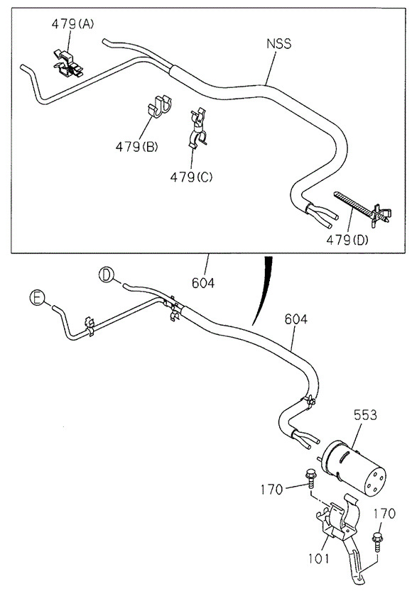 Vacuum Tank (TO:9908) for 1998 Honda Passport #0