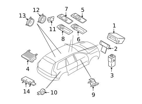 Sound System for 2009 Volvo XC70 #0