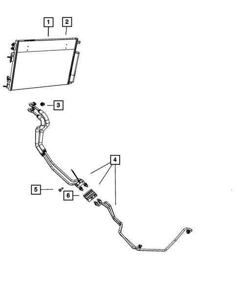 Transmission Oil Cooler, and Lines for 2017 Dodge Charger #0