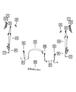 6036773AA - Restraints: Pan Head Screw for Mopar Image