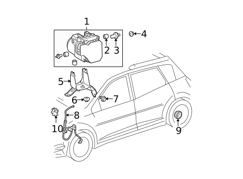 Hydraulic System for 2006 Toyota Matrix #1