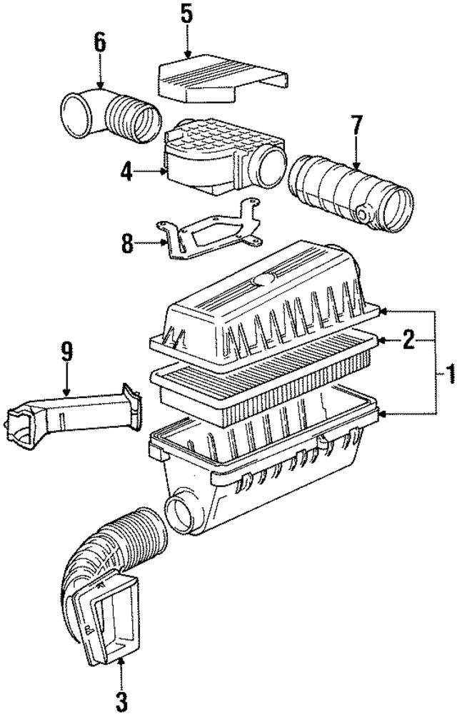 13627547981 - Emission Control: Mass Air Flow Sensor for BMW Image