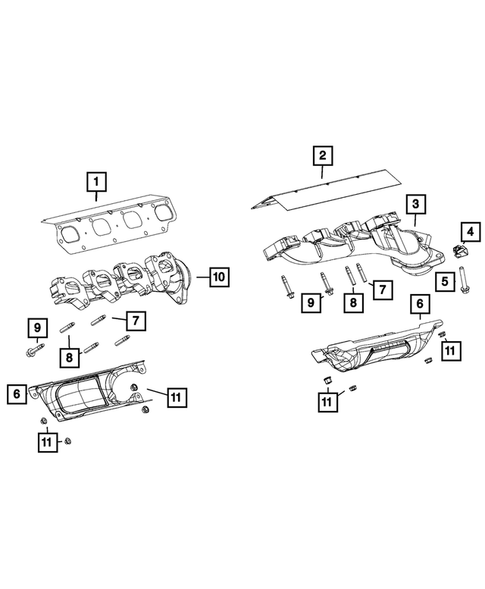 Manifolds and Vacuum Fittings for 2018 Ram 2500 #1